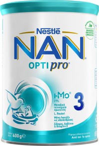 Nestle Nan Optipro 3 Ρόφημα γάλακτος σε σκόνη από τον 1ο χρόνο 400 gr