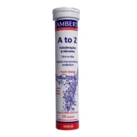Lamberts A to Z Multivitamin, Πολυβιταμίνες και Μέταλλα με Γεύση Μάνγκο - Ανανά 20 αναβράζοντα δισκία