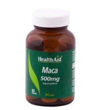 Health Aid Maca 500mg Κατάλληλο Για Την Τόνωση & Ευεξία Του Οργανισμού, 60tabs