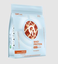 QNT Light Digest Whey Πρωτεΐνη Ορού Γάλακτος Χωρίς Γλουτένη με Γεύση Chocolate Hazelnut 500gr