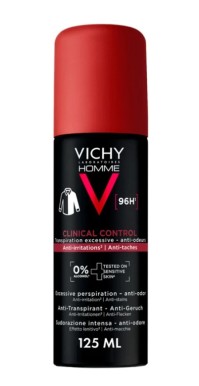 Vichy Homme Clinical Control 96h Ανδρικό Αποσμητικό Σπρέι | Προστασία από Εφίδρωση & Κακοσμία 125ml