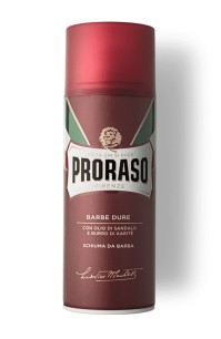 Proraso Shaving Foam Coarse Beards Sandalwood Απαλό Ξύρισμα για Ξηρές Επιδερμίδες 300ml