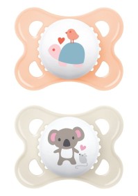 Mam Original Ορθοδοντική Πιπίλα Σιλικόνης με Θηλή Skinsoft 100SG για 2-6 μηνών Ροζ 2τμχ