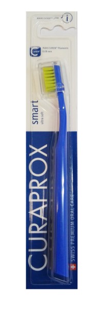 Curaden Curaprox CS Smart Ultra Soft Οδοντόβουρτσα Για Παιδιά & Ενήλικες, Μπλε* 1τμχ. 7600, 0,08mm
