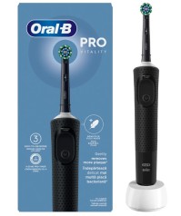 Oral-B Vitality Pro Ηλεκτρική Οδοντόβουρτσα Μαύρη, 1τμχ