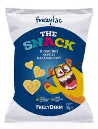 Frezyderm Frezylac Snack Hearts Βιολογικές Καρδίες Καλαμποκιού, 30gr