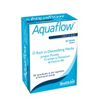 Health Aid Aquaflow Vegan Συμπλήρωμα Διατροφής με Εκχυλίσματα Βοτάνων & Βιταμίνη Β6 για την Κατακράτηση Υγρών 60 Ταμπλέτες