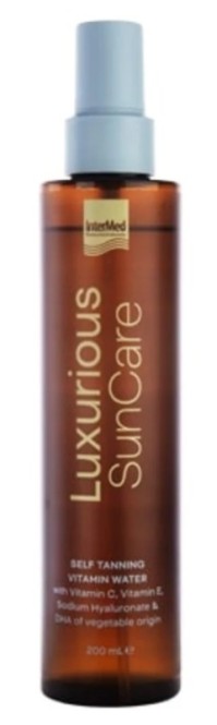 Intermed Luxurious Sun Care Self Tanning Vitamin Water - Αυτομαυριστικό Διάφανο Spray 200ml