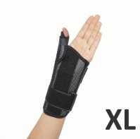 Anatomic Help 0506 Νάρθηκας Καρπού και Αντίχειρα  Δεξί  Μαύρο Χρώμα - Χ-Large