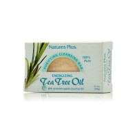 Natures Plus Tea Tree Oil Bar Φυσικό, Αντιβακτηριακό & Αντισηπτικό Σαπούνι με Αιθέριο Έλαιο Τεϊόδεντρου, 100gr