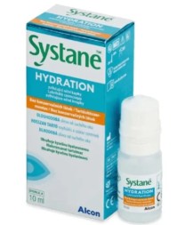 Alcon Systane Hydration Λιπαντικές Οφθαλμικές Σταγόνες με Υαλουρονικό Οξύ Χωρίς Συντηρητικά, 10 ml