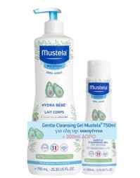 Mustela Promo Βρεφικό & Παιδικό Αφρόλουτρο για Σώμα & Μαλλιά με Αβοκάντο με Αντλία (750ml + 200ml)