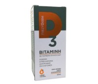 Frezyderm Vitamin D3 Συμπλήρωμα Διατροφής Βιταμίνης D3 σε Σταγόνες, 20ml