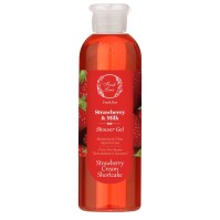 Fresh Line Strawberry Cream Shortcake Shower Gel, Φράουλα και Γάλα Αφρόλουτρο σε Gel 200ml