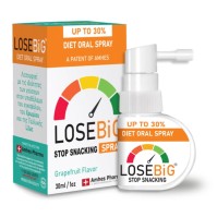 Amhes Pharma Diet Oral Spray Losebig Stop Snacking Spray Grapefruit Flavor, 30ml