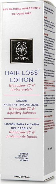 APIVITA Λοσιόν Κατά της Τριχόπτωσης με Hippophae TC & Πρωτεΐνες Λούπινου, 150ml
