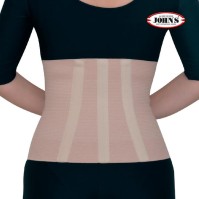 Johns 11100 Ζώνη Μέσης με Μπανέλες Ύψους 18cm σε Μπεζ χρώμα Size 100
