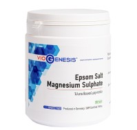 Viogenesis Epsom Άλατα θειικού μαγνησίου βρώσιμα, φαρμακευτικού βαθμού καθαρότητας 500gr