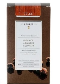 Korres Βαφή ARGAN OIL Advanced Colorant 77.44 Ξανθό Έντονο Χάλκινο