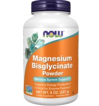 Now Foods Magnesium Bisglycinate Υψηλής Απορρόφησης Μαγνήσιο για Ενέργεια & Μύες 227g