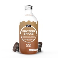 QNT Protein Shake Γυάλινο Μπουκάλι Cookies & Cream 500 ml
