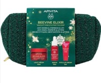 Apivita Promo Beevine Elixir Wrinkle & Firmness Lift Cream Light Αντιρυτιδική Κρέμα Ημέρας Ελαφριάς Υφής 50ml, Serum 10ml, Lift Eye & Lip Cream 5ml & Νεσεσέρ, 1 σετ