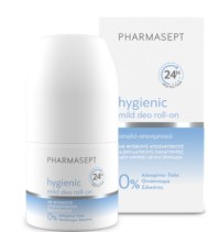 Pharmasept Hygienic Mild Deo Roll On 24h Απαλό Αποσμητικό Για Ευαίσθητες Επιδερμίδες 50ml