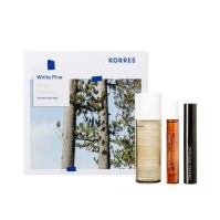 Korres Promo White Pine Ορός Προσώπου Αναπλήρωσης Όγκου 30ml & Volcanic Minerals Μάσκαρα 4ml & Cashmere Kumquat Άρωμα EDT 10ml,Ιδανικό για 50+