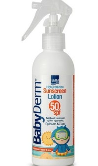 Intermed Babyderm Βρεφικό & Παιδικό Αντηλιακό Γαλάκτωμα SPF50, 200ml
