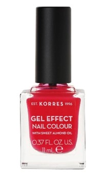 Korres Gel Effect Nail Colour No.19 Watermelon Βερνίκι Νυχιών, 11ml