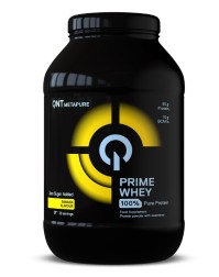 QNT Prime Whey Πρωτεΐνη Ορού Γάλακτος Χωρίς Γλουτένη με Γεύση Μπανάνα 908gr