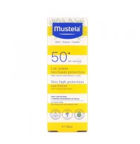 Mustela Very High Protection Sun Lotion SPF50+ Αντιηλιακό Προσώπου Και Σώματος για Όλη την Οικογένεια 100ml