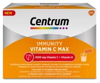 Centrum Immunity Vitamin C Max 1000mg + Vitamin D (Ενίσχυση του Ανοσοποιητικού και Ενέργεια) 14 φακελίσκοι