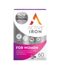 Bionat Active Iron Women Συμπλήρωμα Διατροφής με Ενεργό Σίδηρο για Γυναίκες, 30caps & 30tabs