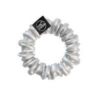 Ambitas Invisibobble Sprunchie Slim Bella Chrome Λαστιχάκια Μαλλιών Ασημί  2 Τεμάχια