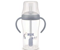 NUK Perfect Match Παιδικό Ποτήρι Εκμάθησης με Μαλακό Καλαμάκι Σιλικόνης Penguin 260ml (8m+)