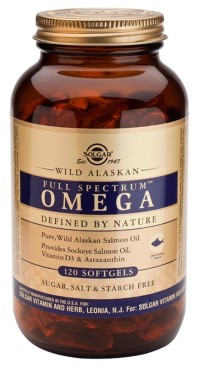 Solgar Wild Alaskan Full Spectrum Omega Συμπλήρωμα Διατροφής από Λάδι του Σολομού Αλάσκας, 120 Μαλακές Κάψουλες