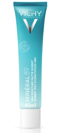 Vichy Mineral 89 48H Moisture Matte Sorbet Tube Ενυδατική Gel Κρέμα 40ml