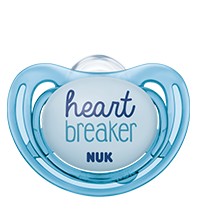 NUK ΠΙΠΙΛΑ FREESTYLE ΣΙΛΙΚΟΝΗΣ 6-18Μ & ΘΗΚΗ Μπλε* 1τεμ.