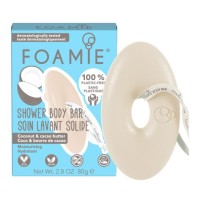 Foamie Shower Body Bar Coconut & Cacao Butter Ενυδατικό Αφρόλουτρο σε Μορφή Μπάρας για Ξηρές Επιδερμίδες 80gr