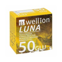 Wellion LUNA Test Strips GLU Ανταλλακτικές Ταινίες Μέτρησης Γλυκόζης 50 τμχ