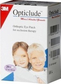 3M Opticlude Οφθαλμολογικά επιθέματα 5,7 cm x 8,2 cm  Maxi 20 τμχ