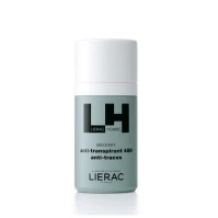 Lierac Homme Deodorant Ανδρικό Αποσμητικό με 48 Ωρη Δράση κατά του Ιδρώτα Χωρίς Ίχνη, 50ml