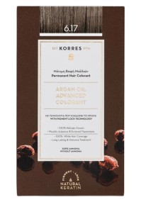 KORRES Argan Oil Advanced Colorant Νο 6.17 Ξανθό Σκούρο Μπεζ 50ml