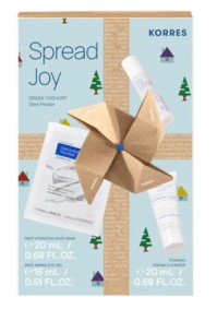 Korres Promo Spread Joy Greek Yoghurt Glow Recipe Κρέμα Καθαρισμού 20ml + Wide Awake Eye Gel Ενυδατικό Τζελ Ματιών 15ml + Face Mask Μάσκα Προσώπου 20ml