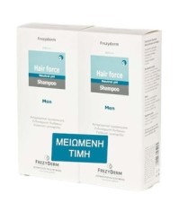 Frezyderm Promo με Hair Force Shampoo Men Σαμπουάν για την Ανδρική Τριχόπτωση, 2x200ml