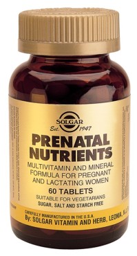 Solgar Prenatal Nutrients, 60 Ταμπλέτες