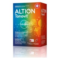 Altion Tonovit Συμπλήρωμα Διατροφής Με Ωμέγα 3, Q10 Και Ginseng, 40 Μαλακές Κάψουλες