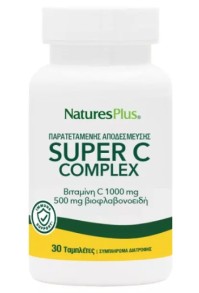 Natures Plus Super C Complex 1000mg για το Ανοσοποιητικό 30 tabs