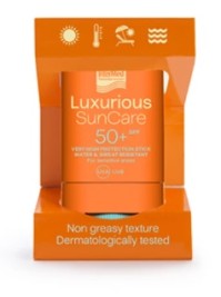 Intermed Luxurious Suncare Stick SPF50+ Στικ Πολύ Υψηλής Αντηλιακής Προστασίας για τις Ευαίσθητες Ζώνες 16gr